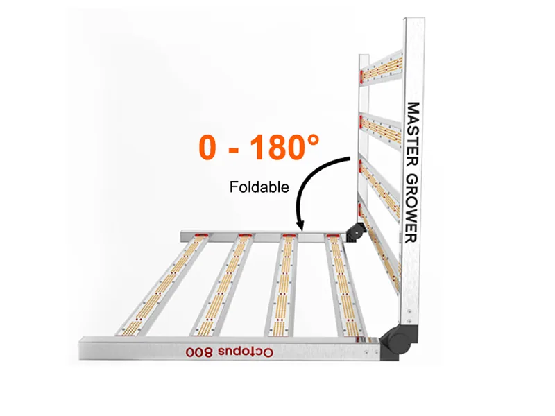 Supports Foldable Design 800W Cannabis Grow Light