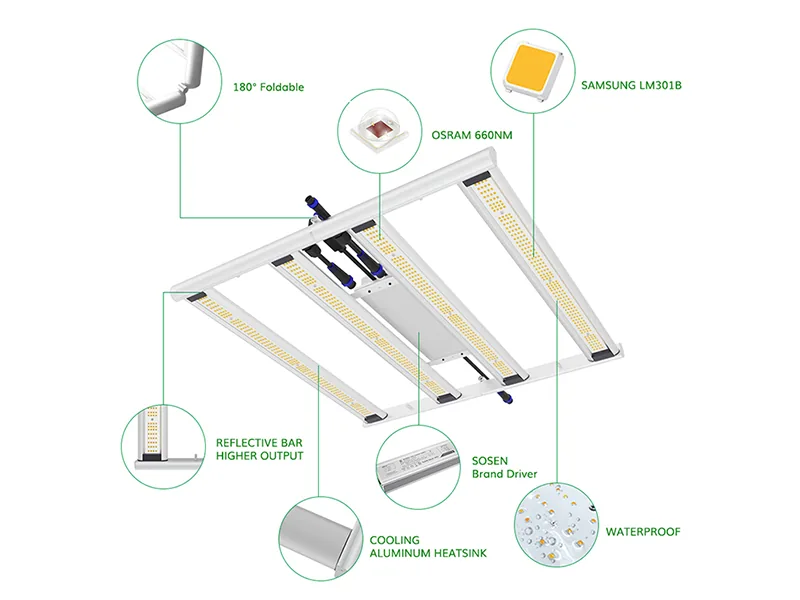 Professional Optical Design 200W Cannabis Seedling Light