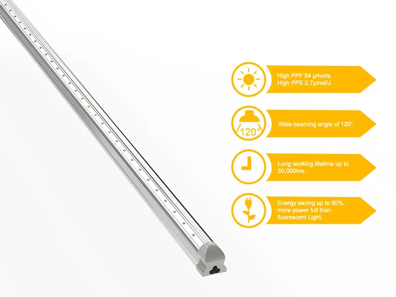 25W seedling grow light efficient heat dissipation design