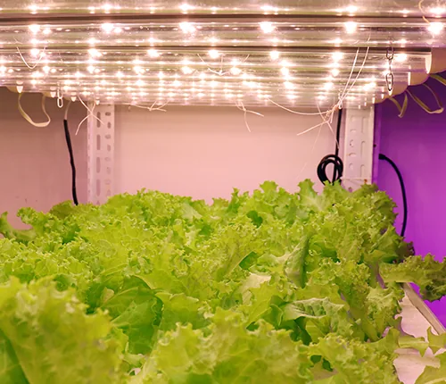 Leafy vegetable planting